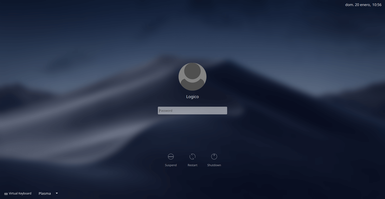 KDE Login