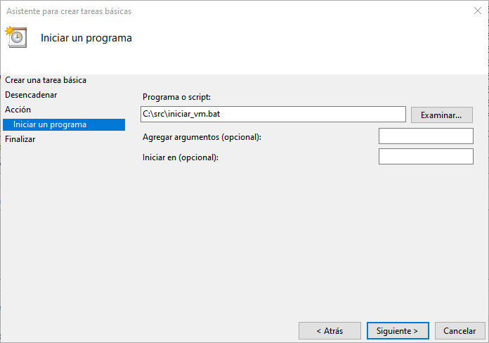 Tareas programadas