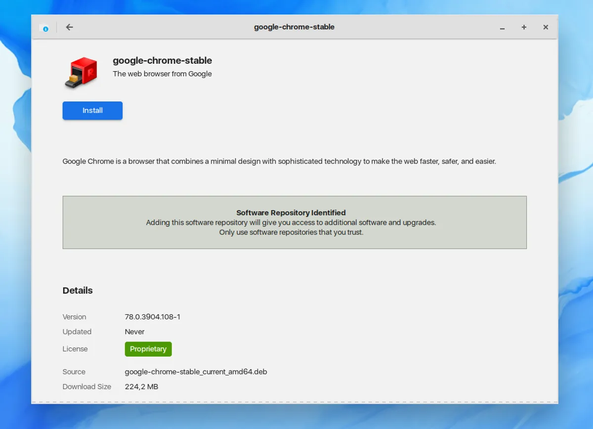 Instalar Google Chrome Linux