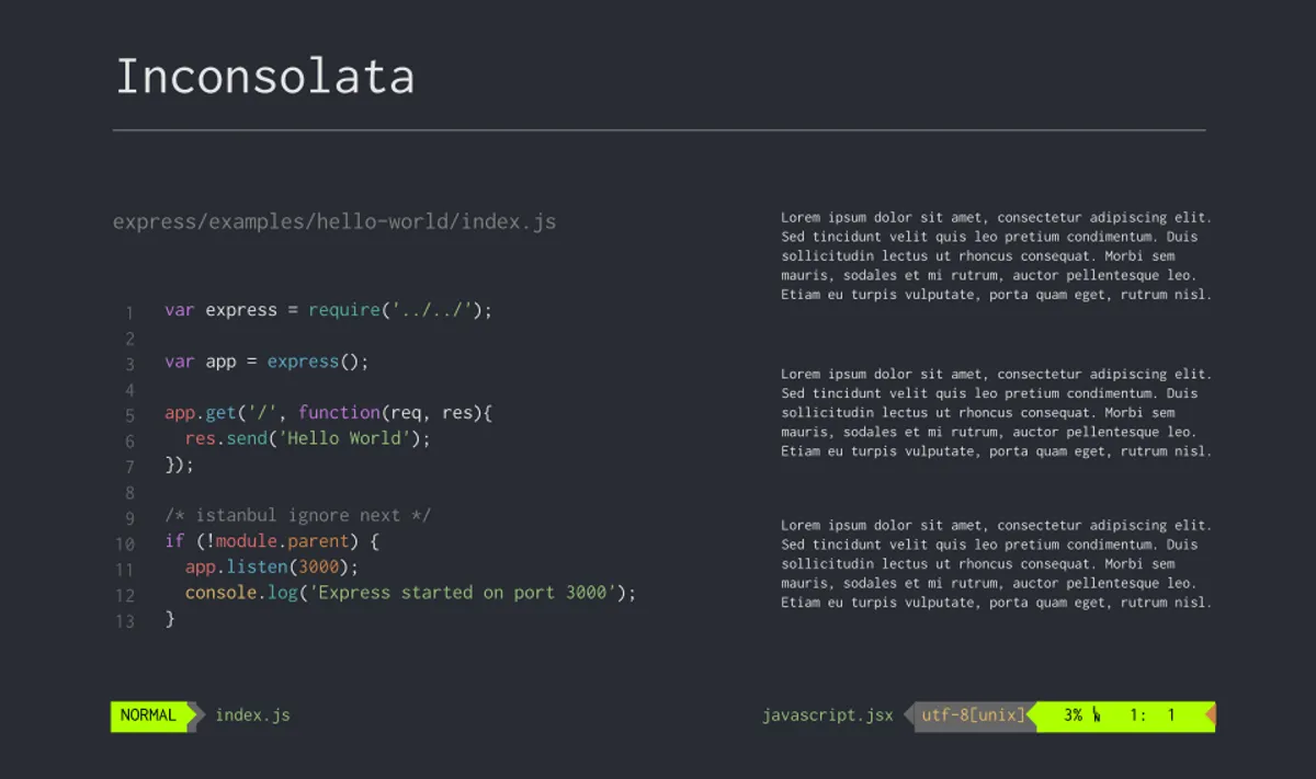 Inconsolata Font