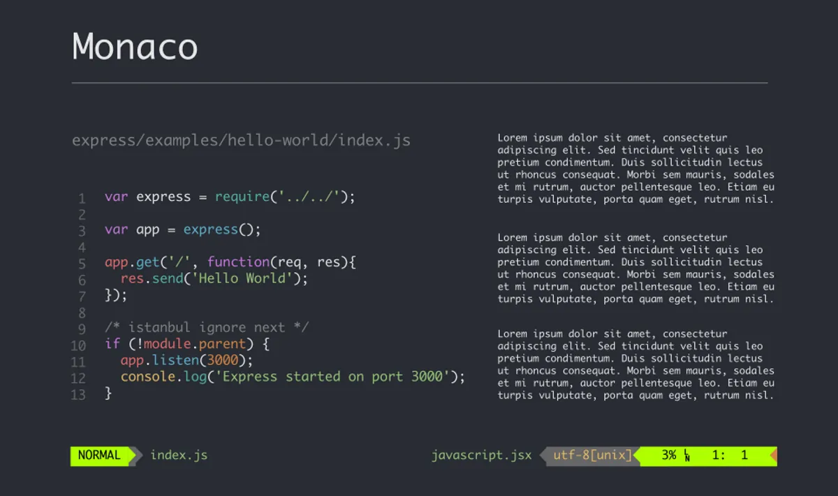 Monaco Font