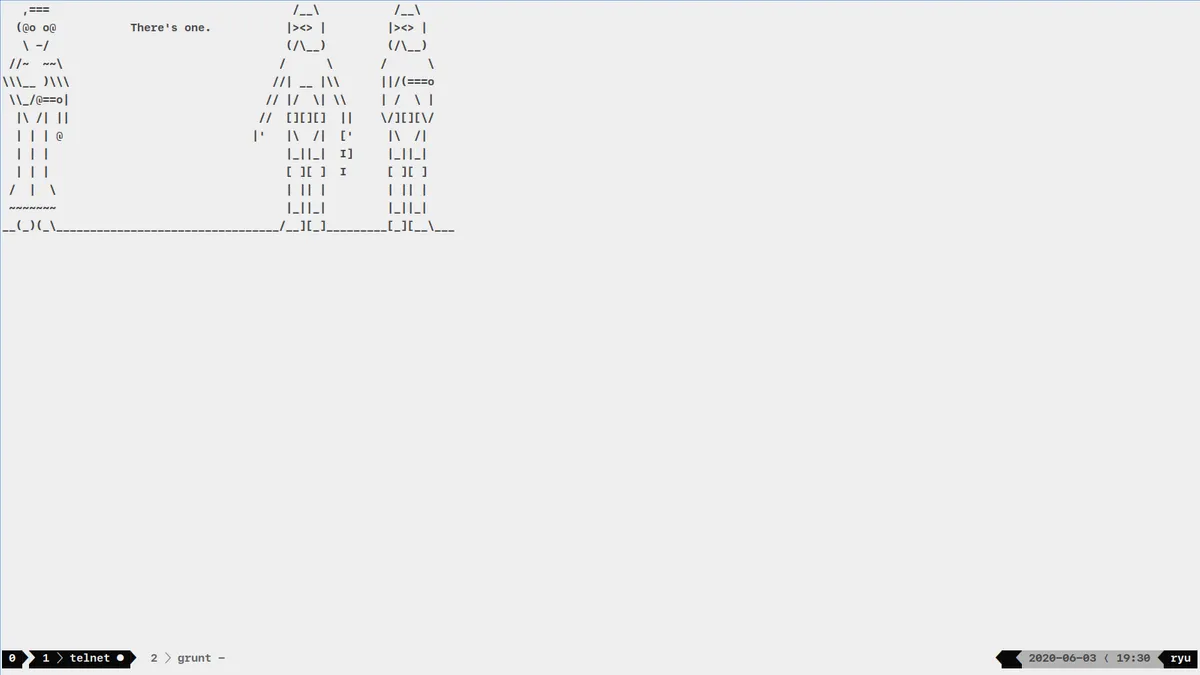 Star Wars en ASCII art